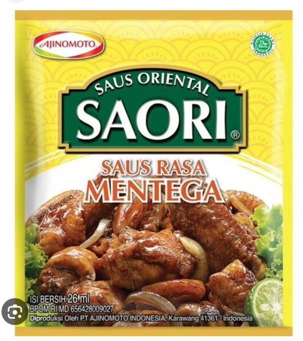 A129 :  Saori Saus Mentega 26ml x 3 Sachet