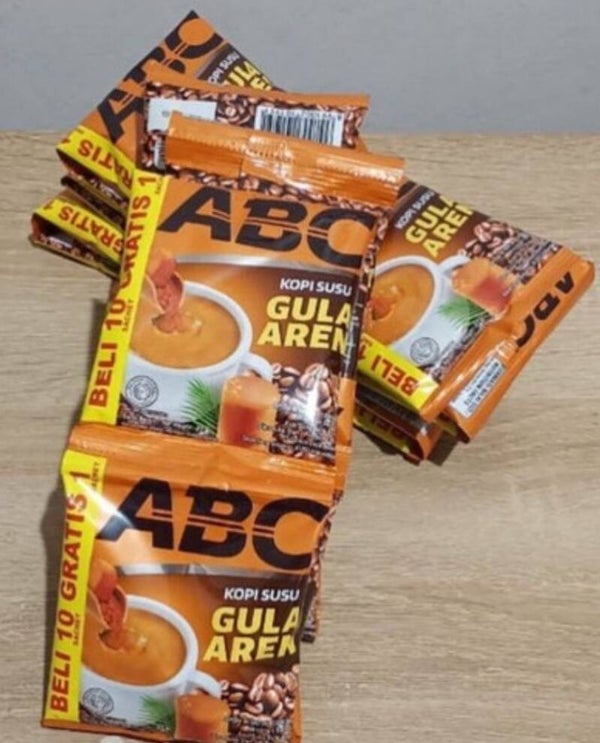 B268 :  ABC Kopi Susu Gula Aren 27g x 9 Sachet