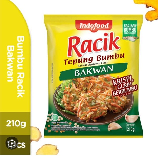 D055 :  Indofood Racik Tepung Bumbu Bakwan 210g