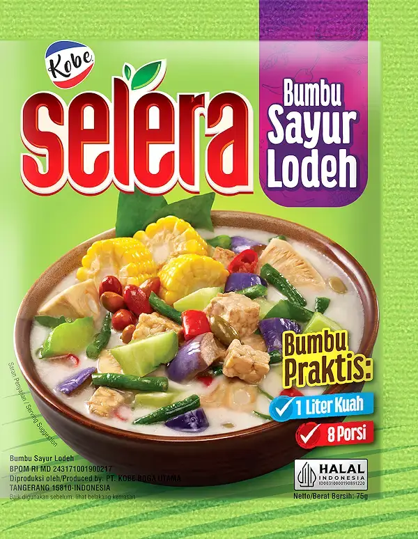 E470 :  Kobe Selera Sayur Lodeh x 5 pcs