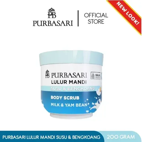 Purbasari Lulur Mandi Susu & Bengkoang 200g
