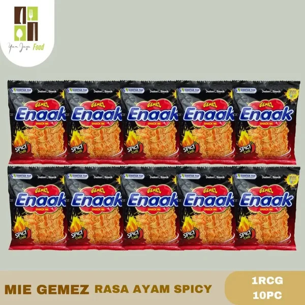 Siantar Top Enaak Mie Gemez Spicy x 10 sachet