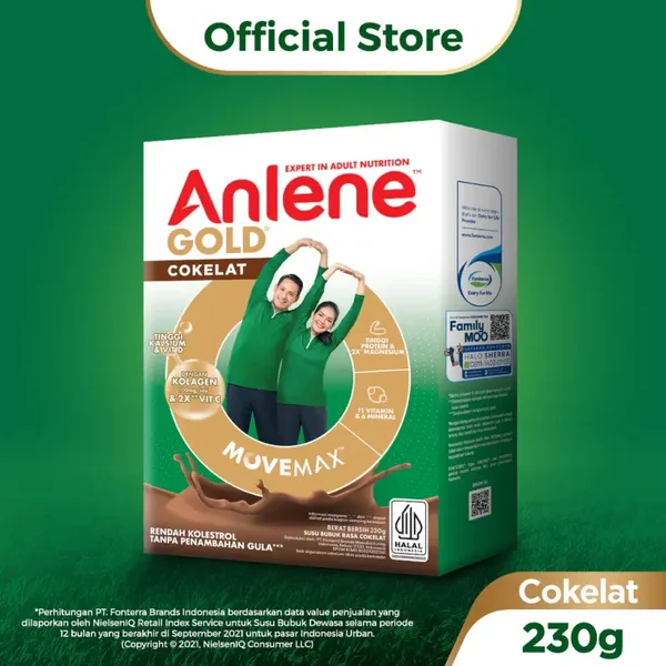 Anlene Gold 5X Cokelat 230g