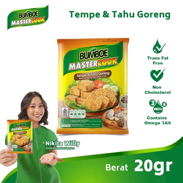 Bumboe Mastercook Tempe & Tahu Goreng x 10 sachet