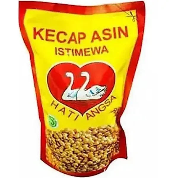 Cap Hati Angsa Kecap Asin Refill 600ml
