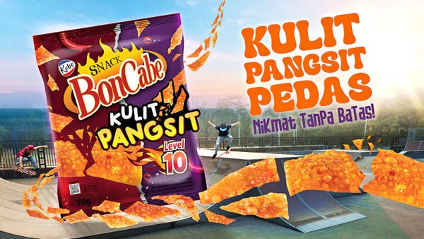 F497 :  Kobe Bon Cabe Snack Kulit Pangsit Lev. 10 70g
