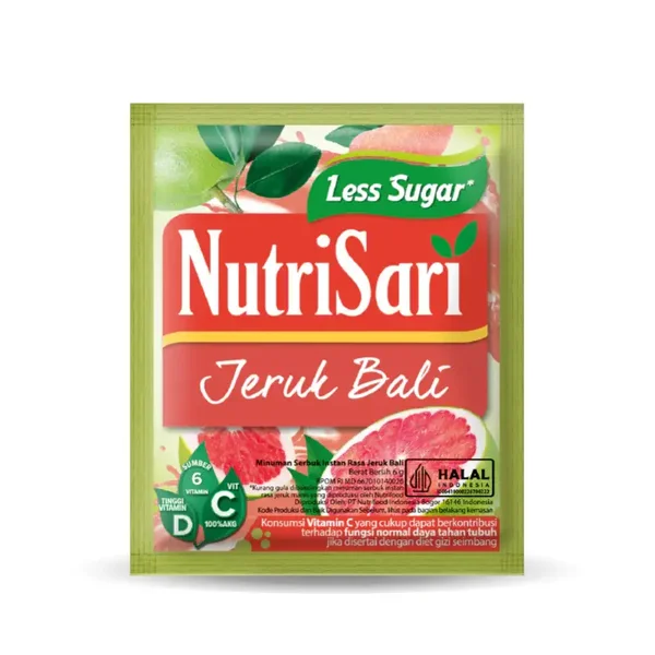 B403 :  Nutrisari Jeruk Bali Less Sugar 11g x 10 sachet