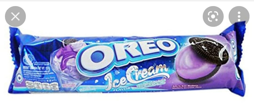 F181 :  Oreo Ice Cream Blueberry 123.5g