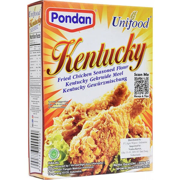 E107 :  Pondan-Unifood   Meel Tepung Bumbu  Kentucky   200g