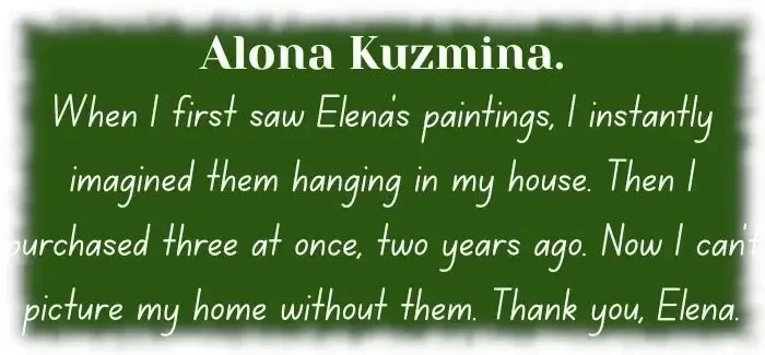 Feedback from customer Kuzmina.