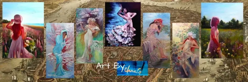 Original figurative paintings by Elena Gaevskaya.