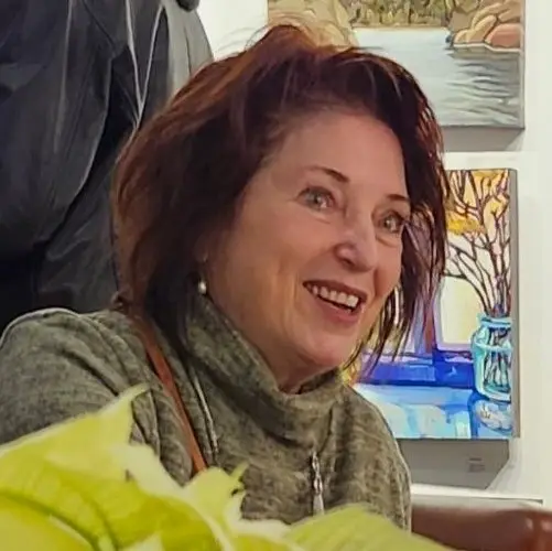 Artist Elena gaevskaya at Summer and grace gallery.