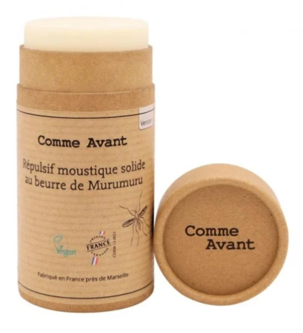 Répulsif anti-moustique solide au beurre de murumuru - Comme Avant
