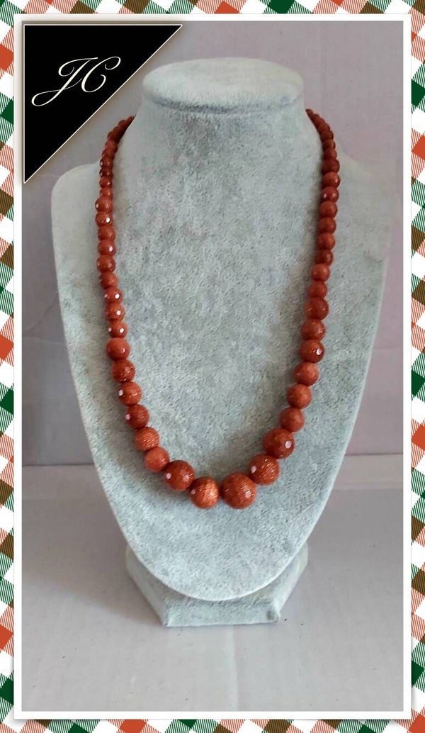 N-6019 Brown sandstone faceted