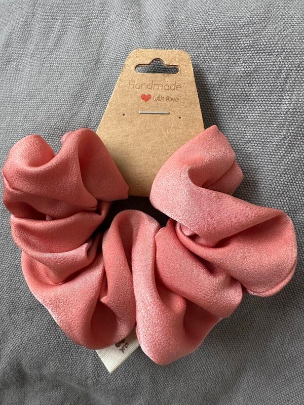 Scrunchie dunkel rosa