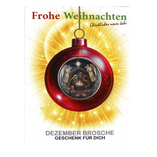 Brosche Geburt Jesu