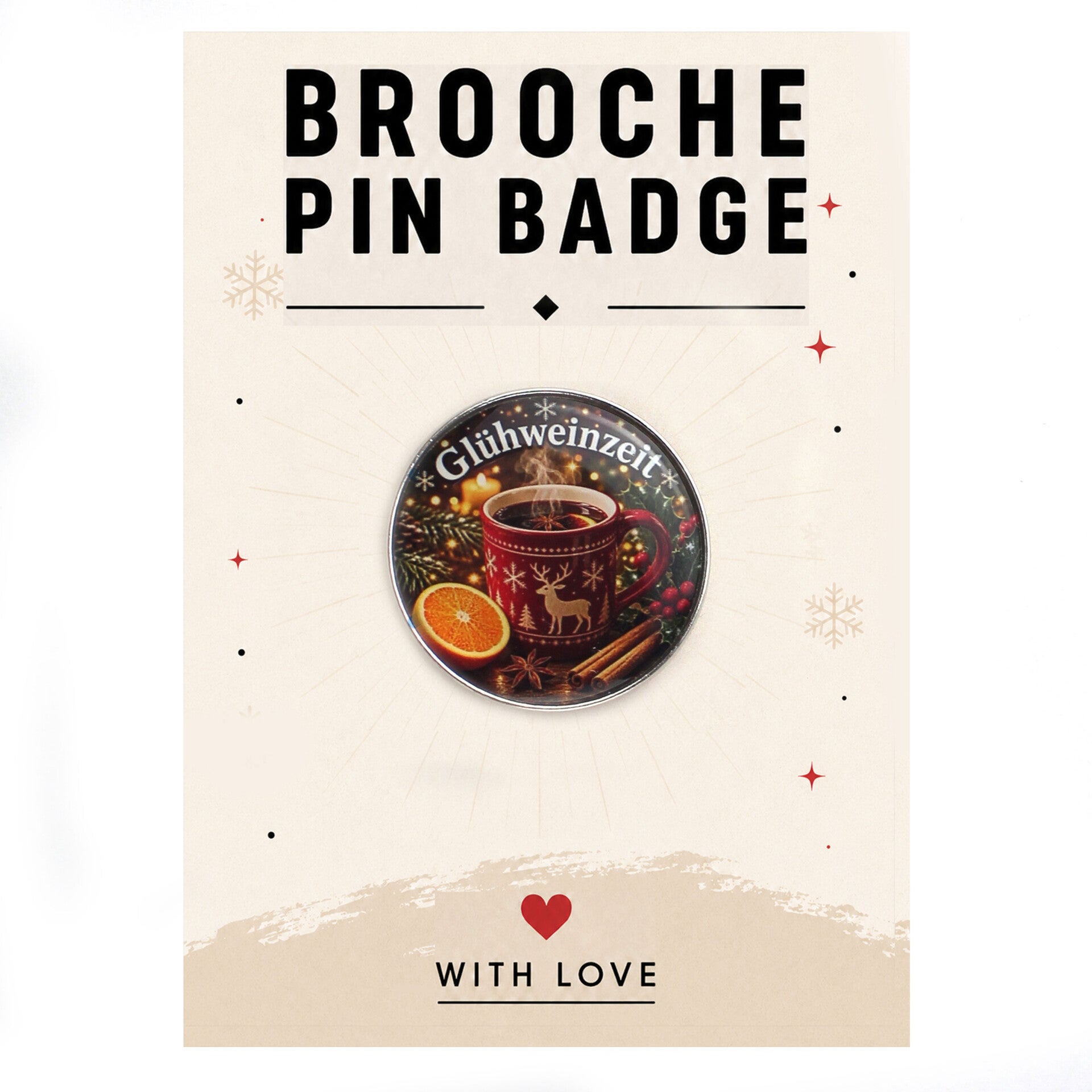 Broche Glühweinzeit