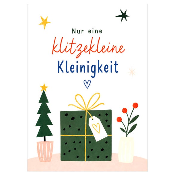 Nur eine klitzekleine Kleinigkeit Weihnachtskarte