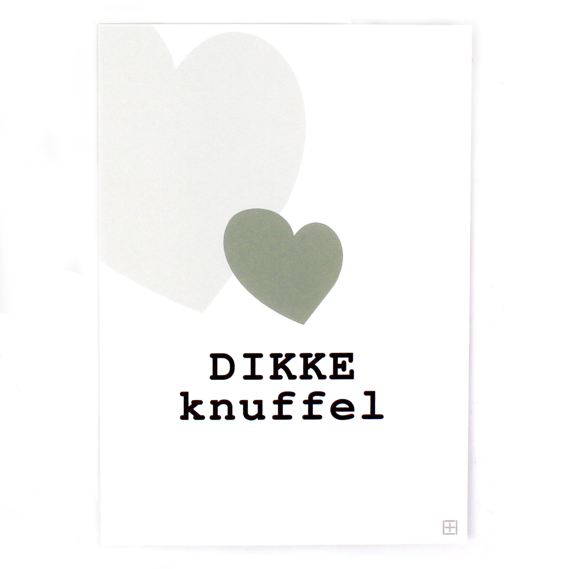 Kaart Dikke knuffel