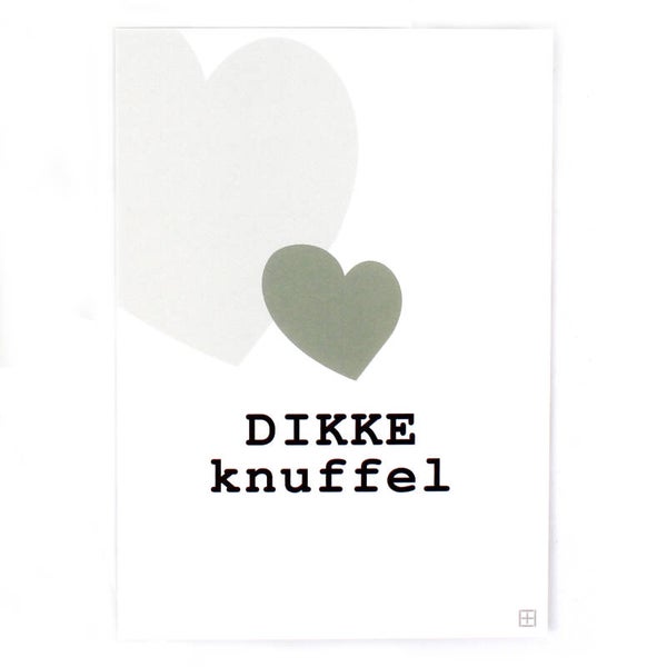 Kaart Dikke knuffel
