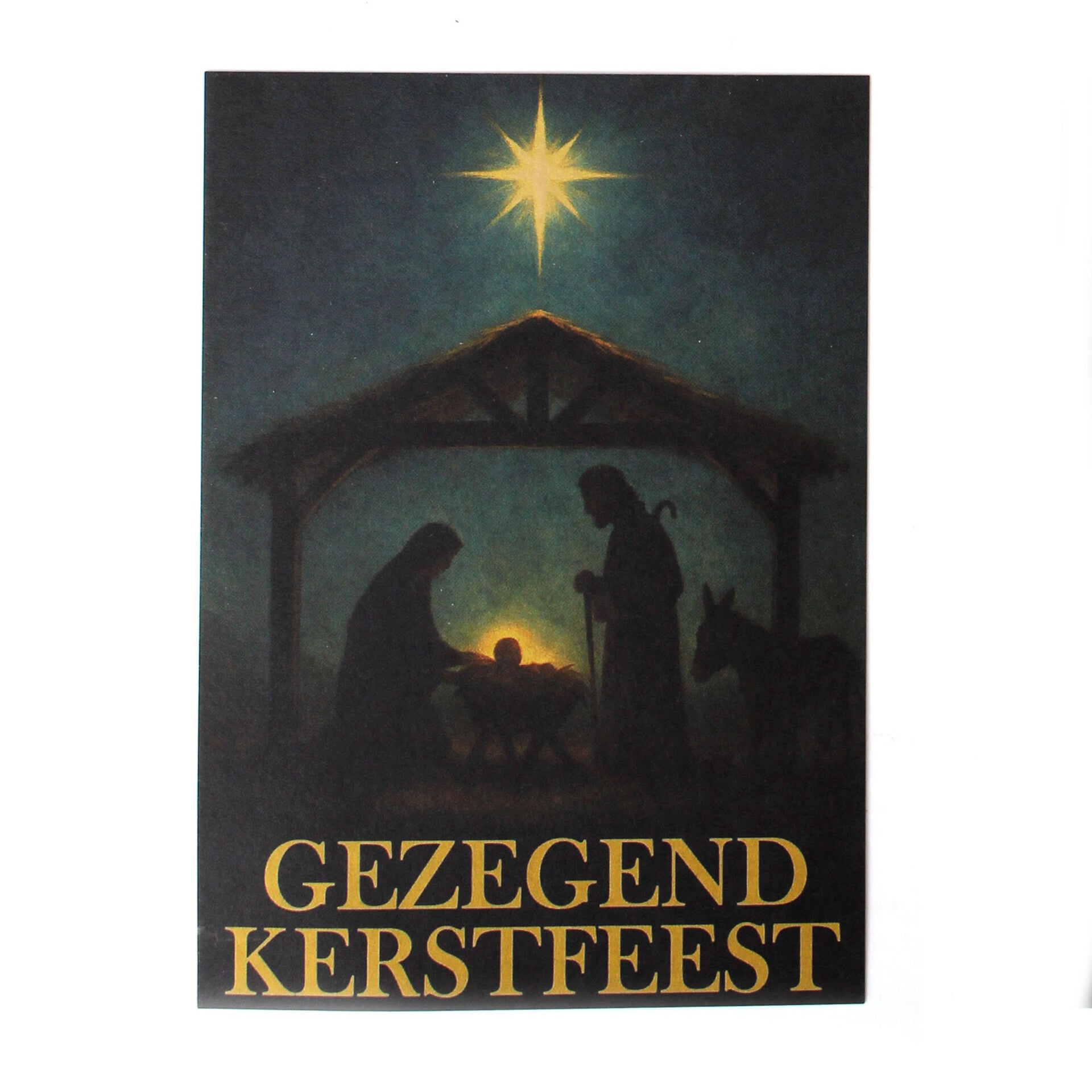 Kaart Gezegend Kerstfeest