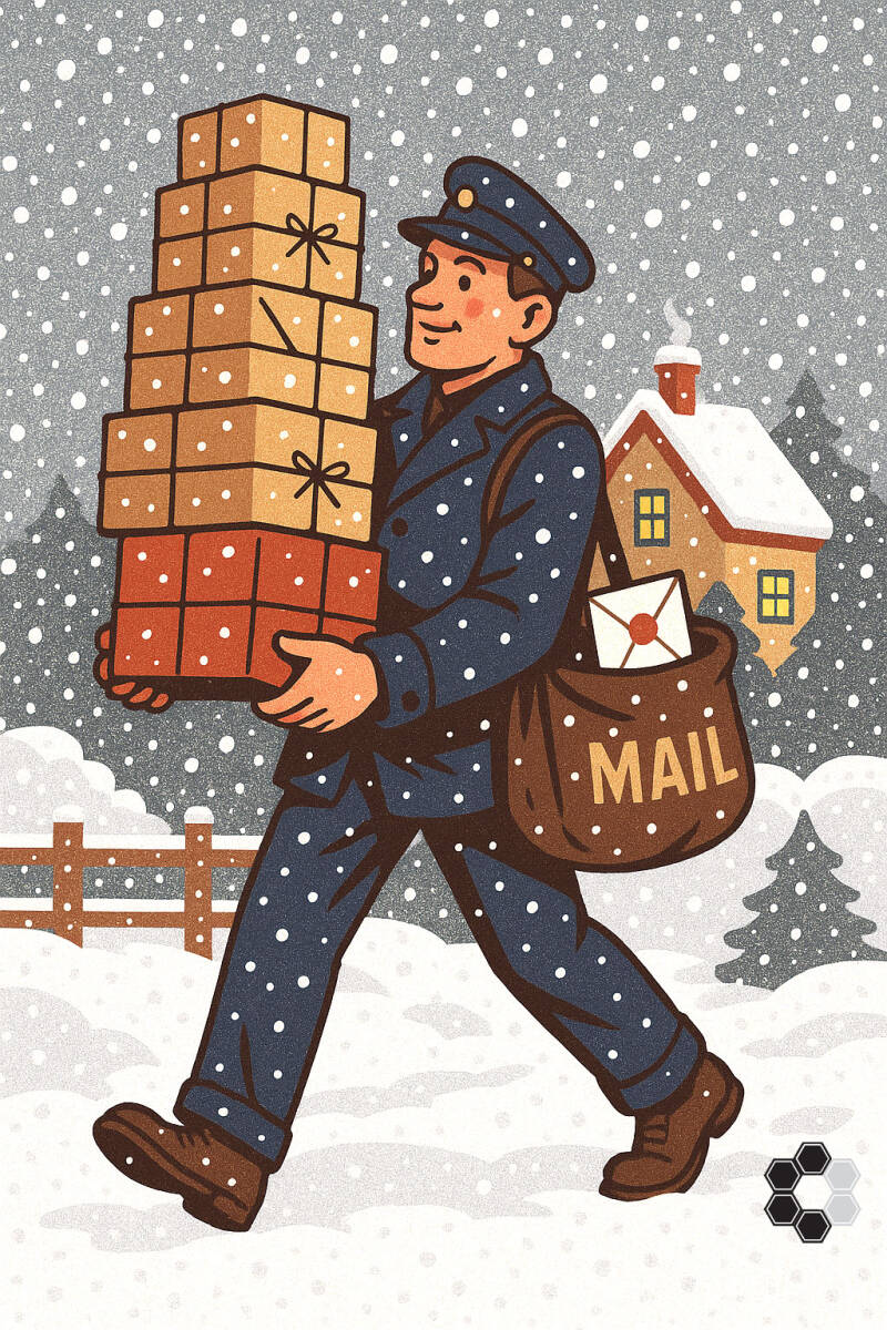 cadeau per post winter