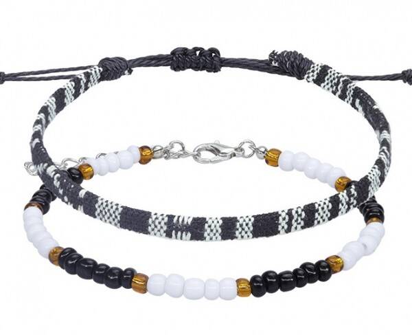 Armbandenset Zwart