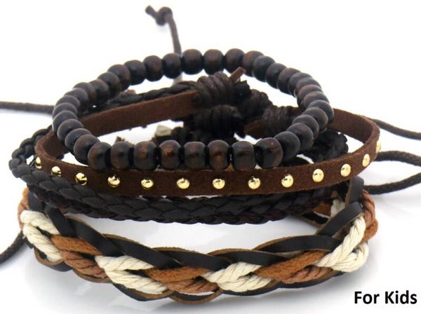 Armbandeset Leer Kids/Tieners