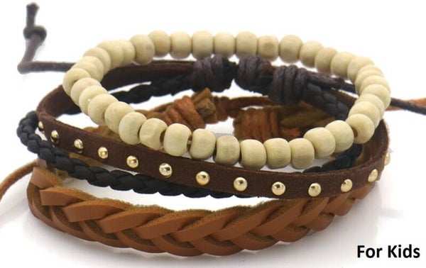 Armbandenset Leer - kind