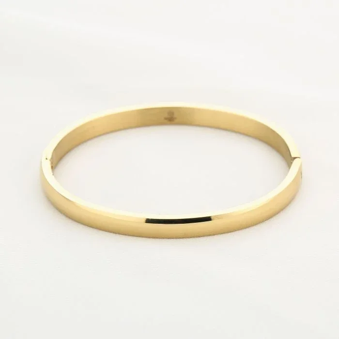 Armband 'Bangle' Basic goudkleurig