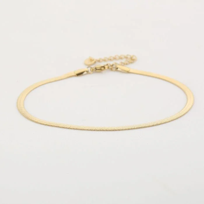 Enkelbandje 'Plat design' by Michelle