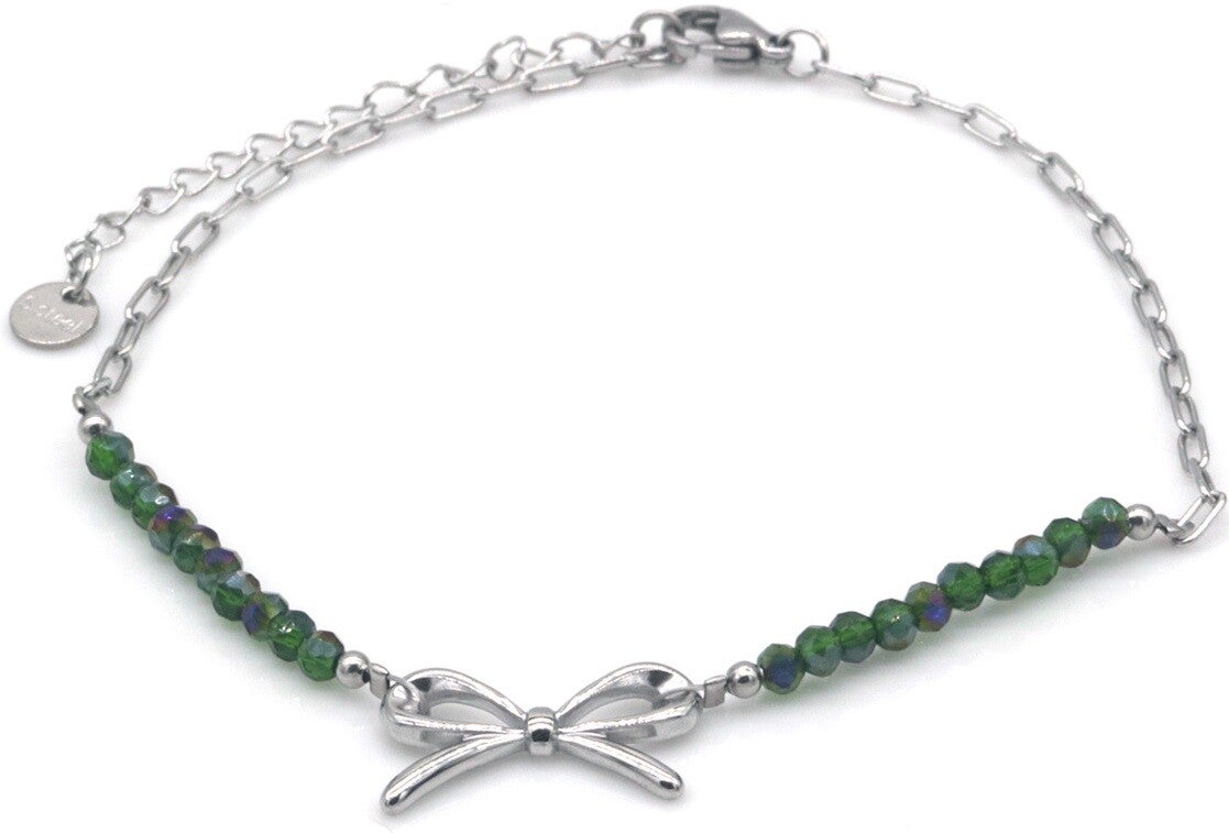 Enkelbandje 'Bow' - RVS