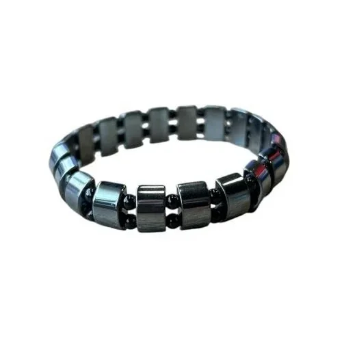 Herenarmband Onyx en Hematiet by Beadsfromnature