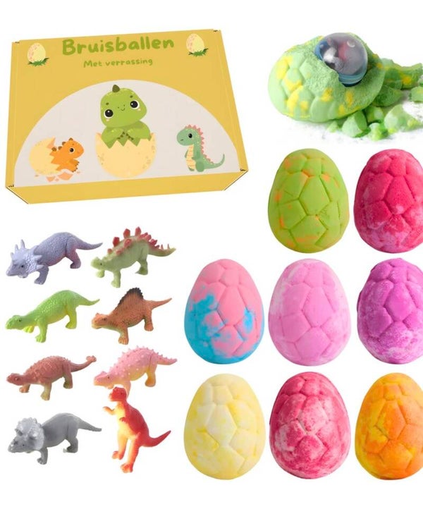 Badbommen Dino Eieren met verrassing by Quality Needz