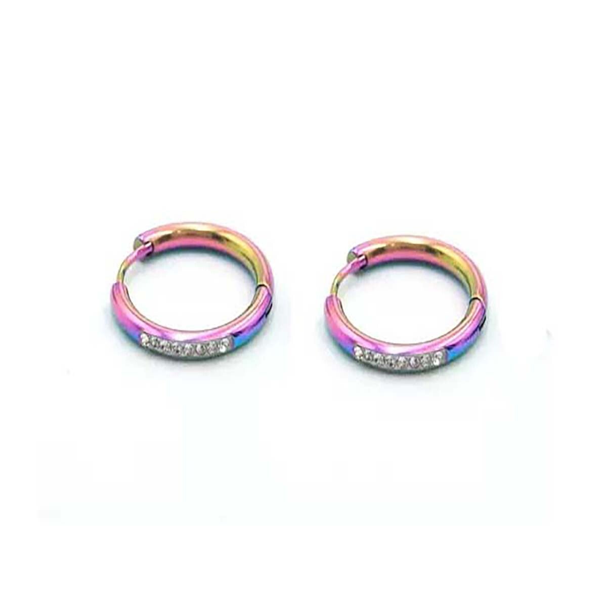 Oorringen met sprankelende kristallen