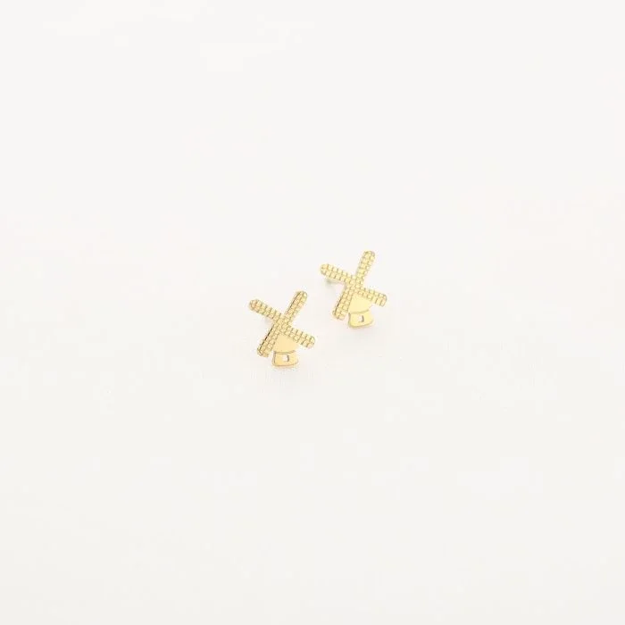 Oorknopjes 'Hollandse Molen' by Michelle Bijoux