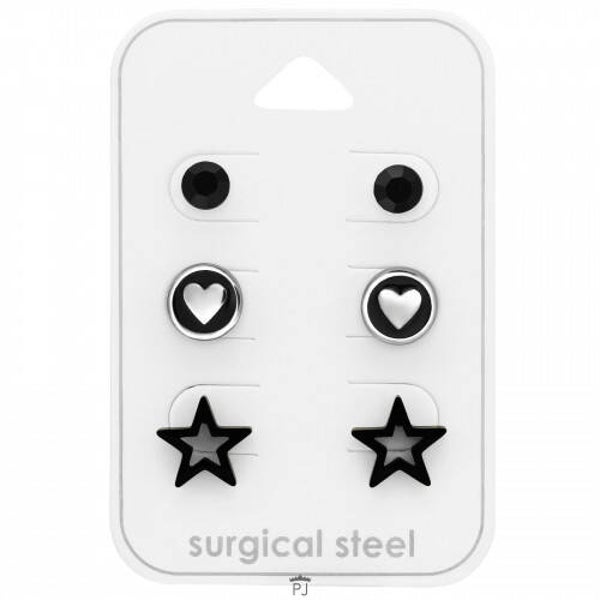 Oorbellen set - 3 stuks