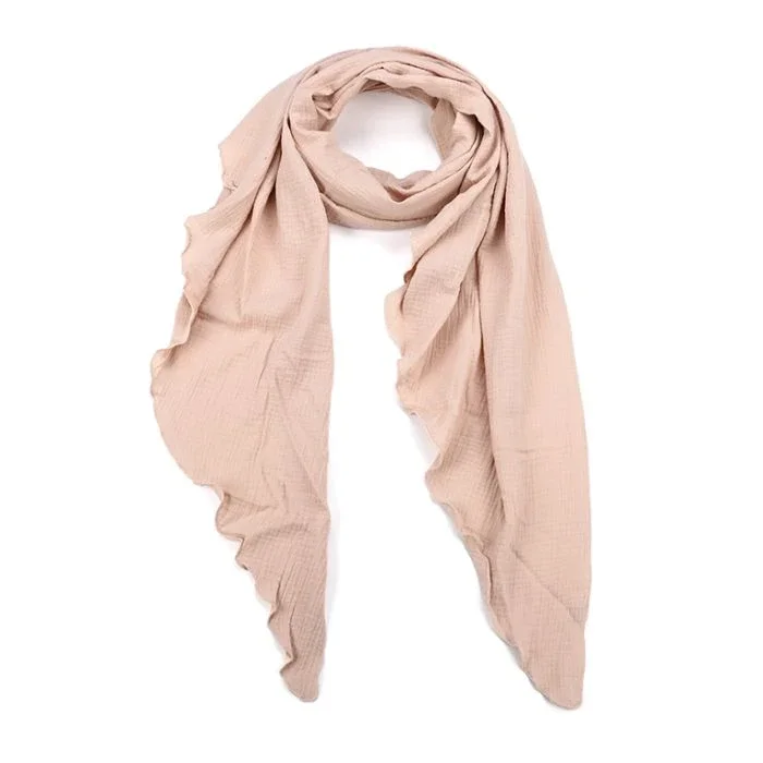 Sjaal Katoen Licht Khaki