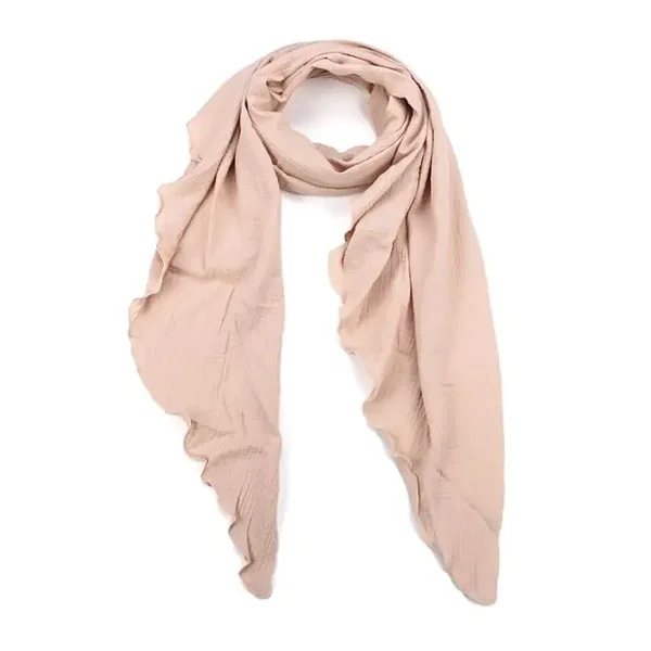 Sjaal Katoen Licht Khaki