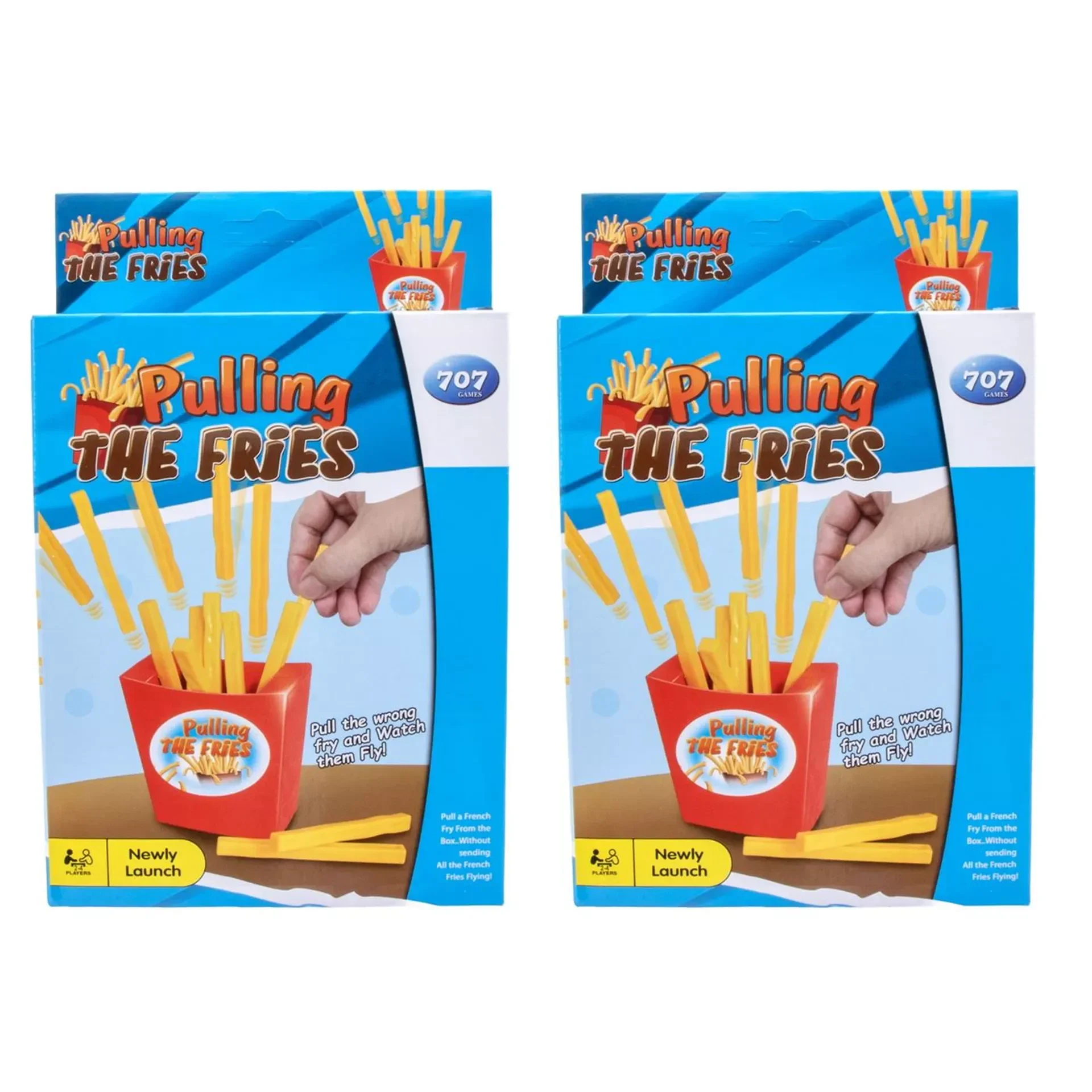 Spel 'Frietjes eruit trekken'