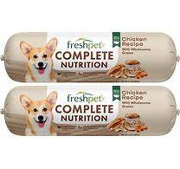 Freshpet Dog Food, Complete Nutrition Chicken Recipe Slice & Serve