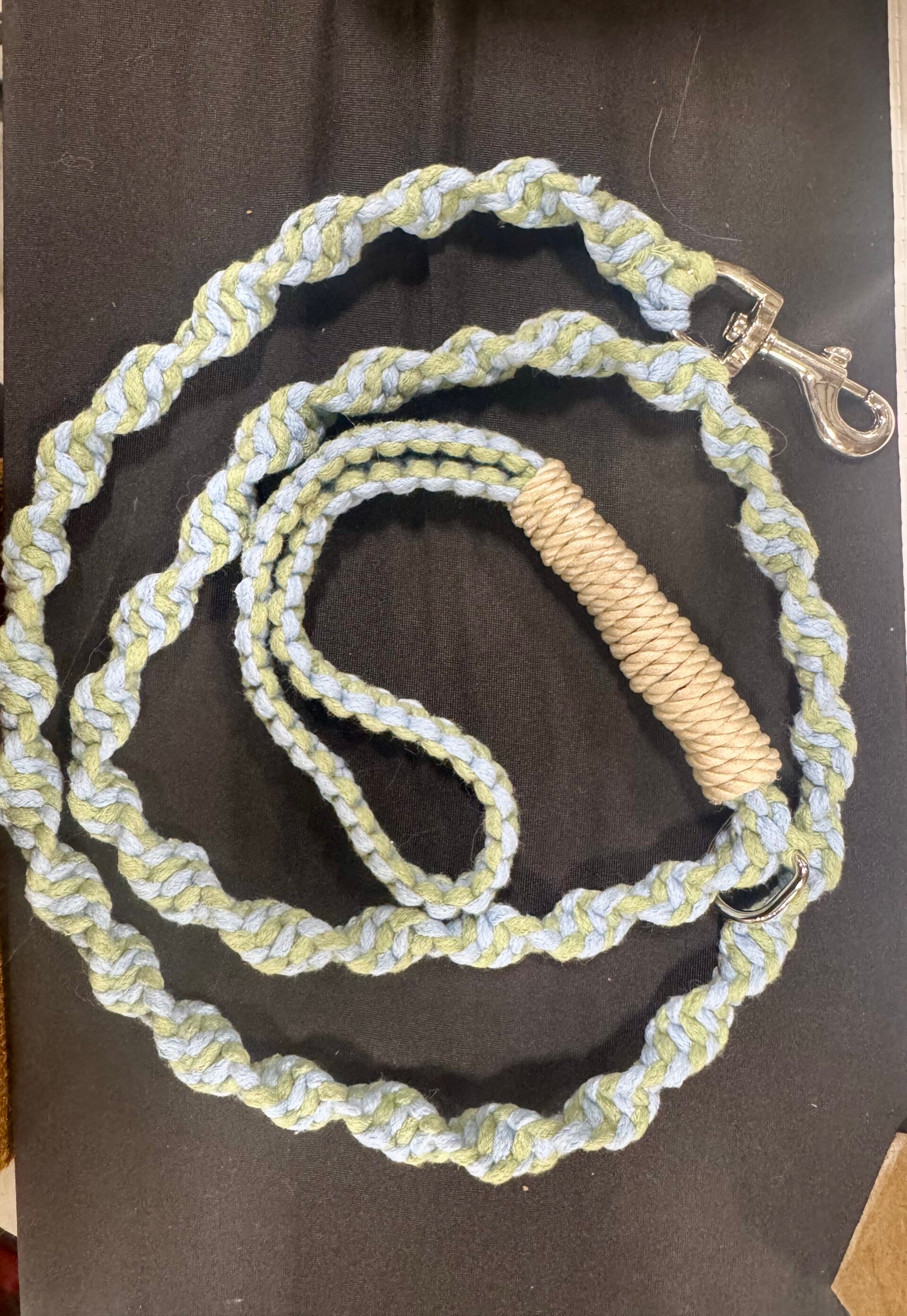 Twisted Macrame Dog Leash