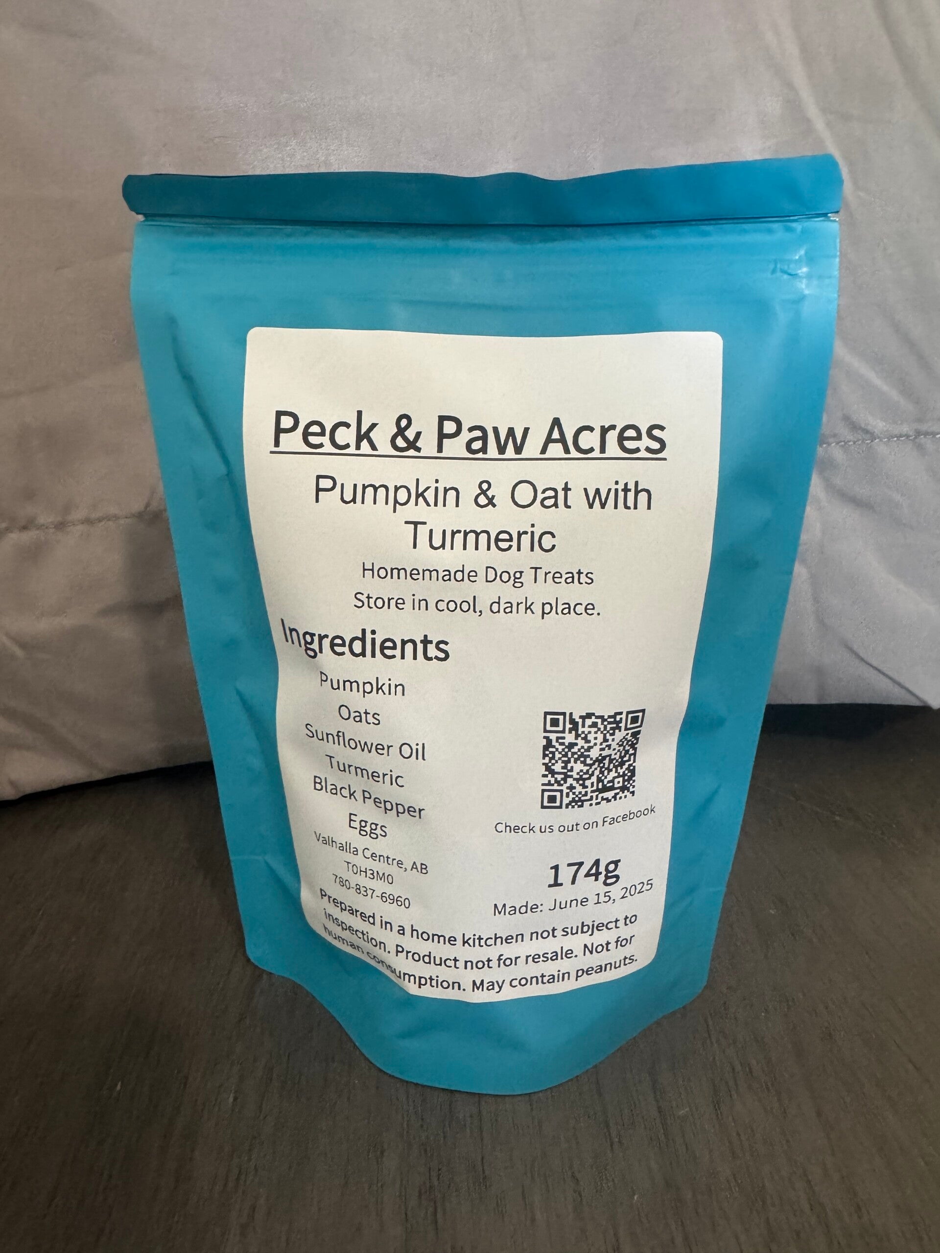 Pumpkin & Oat with Turmeric Dog Treats