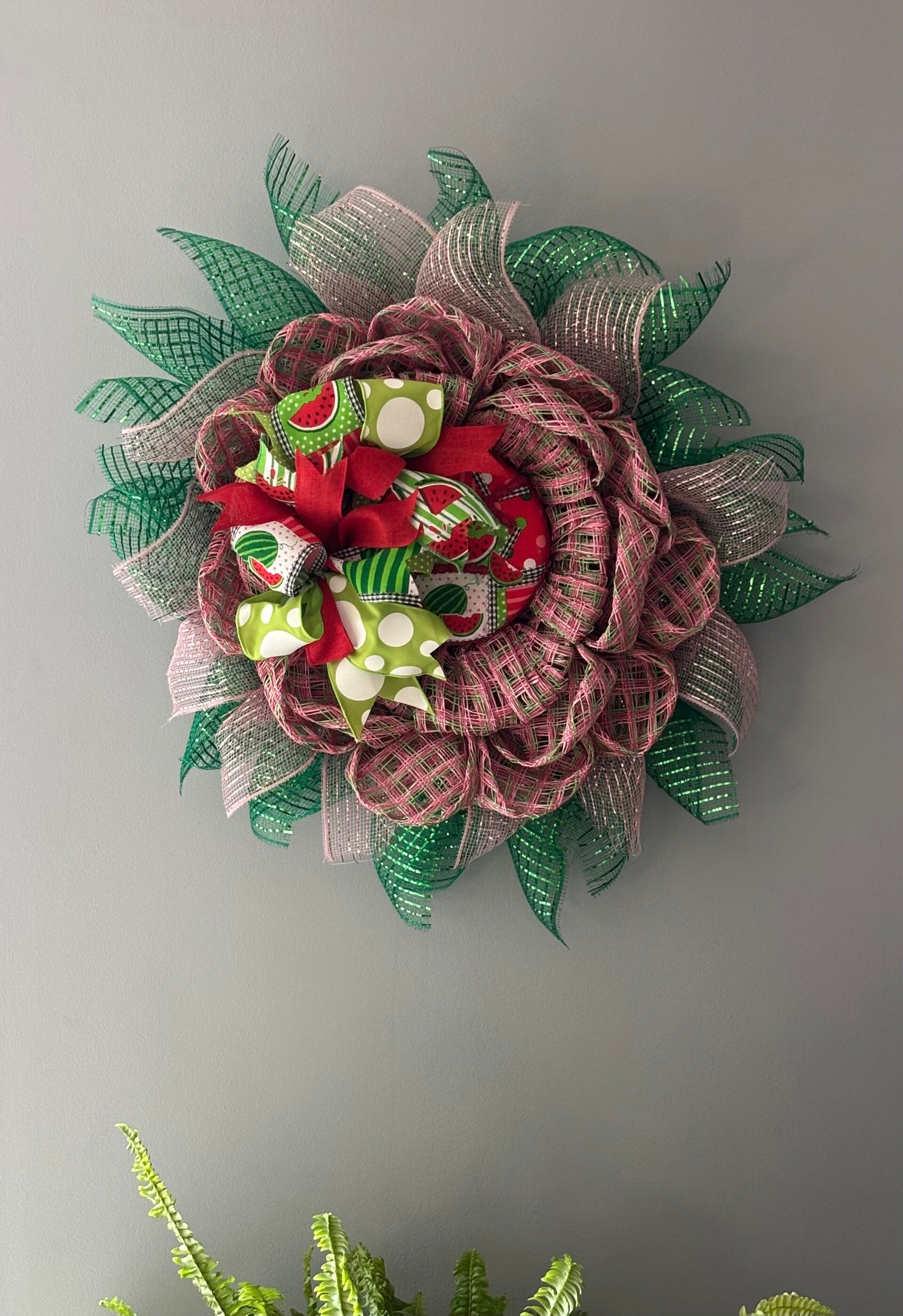Refreshing Watermelon Wreath