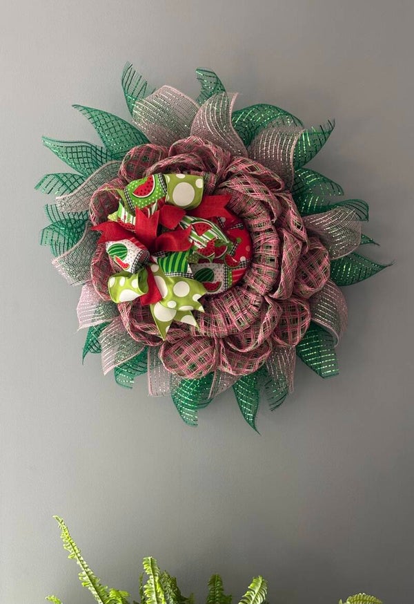 Refreshing Watermelon Wreath