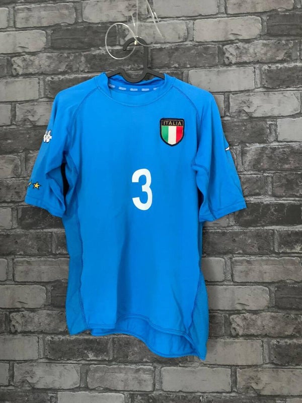 Italy 2002 World Cup Jersey Maldini Size M 10/10
