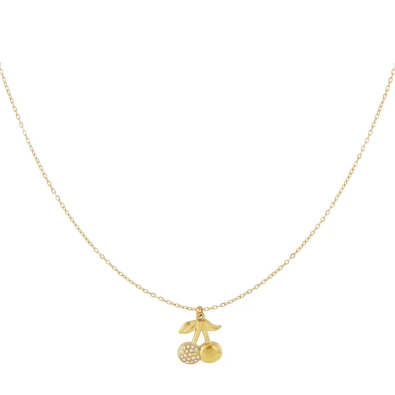 Ketting cherry glitter