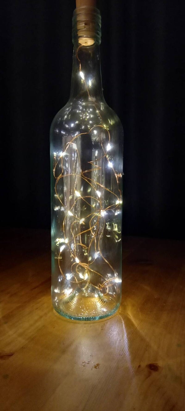 Plain Light up Bottle ( Can be personalised on request + £5 )