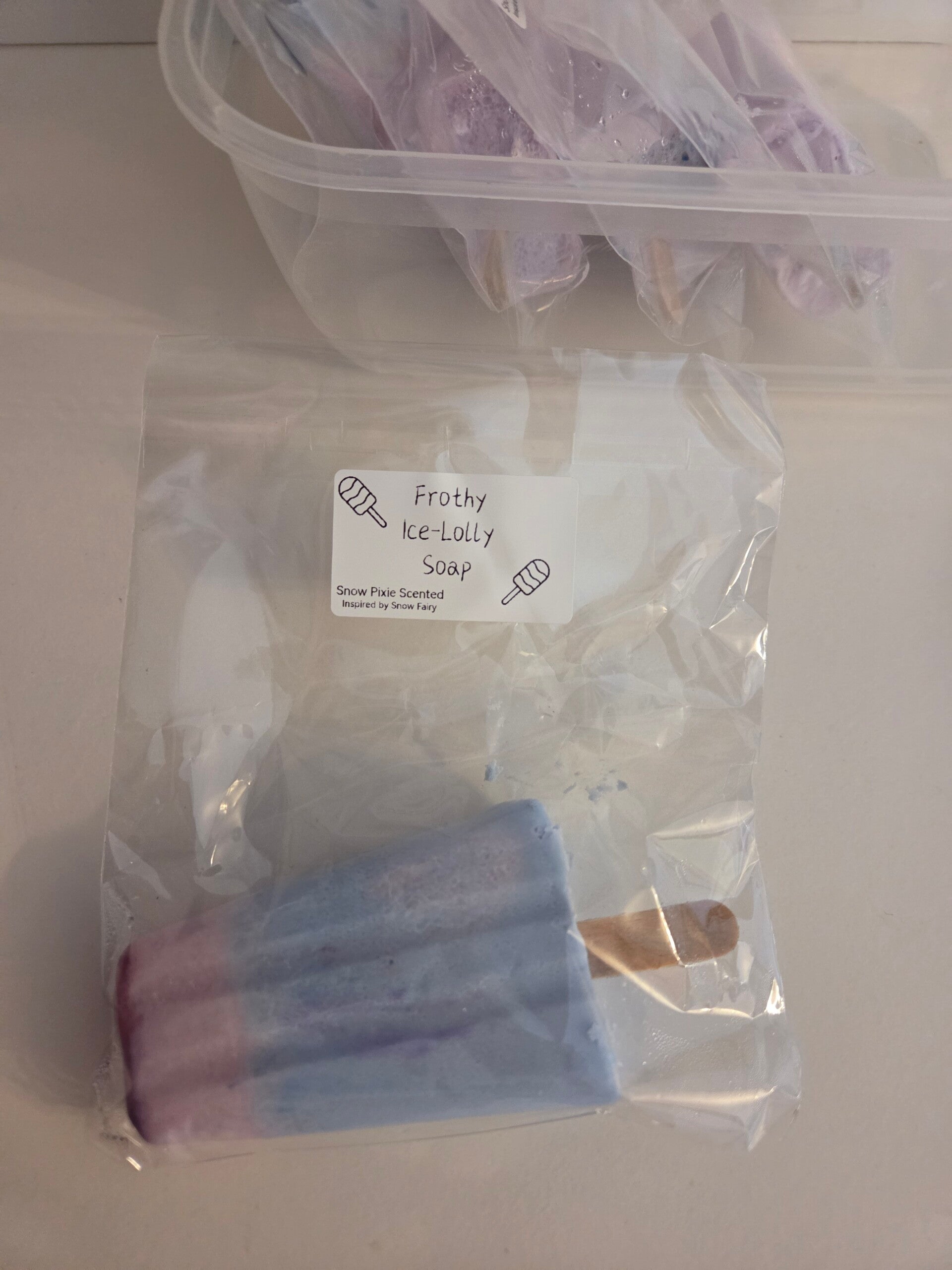 Frothy Ice-Lolly Bath Soap