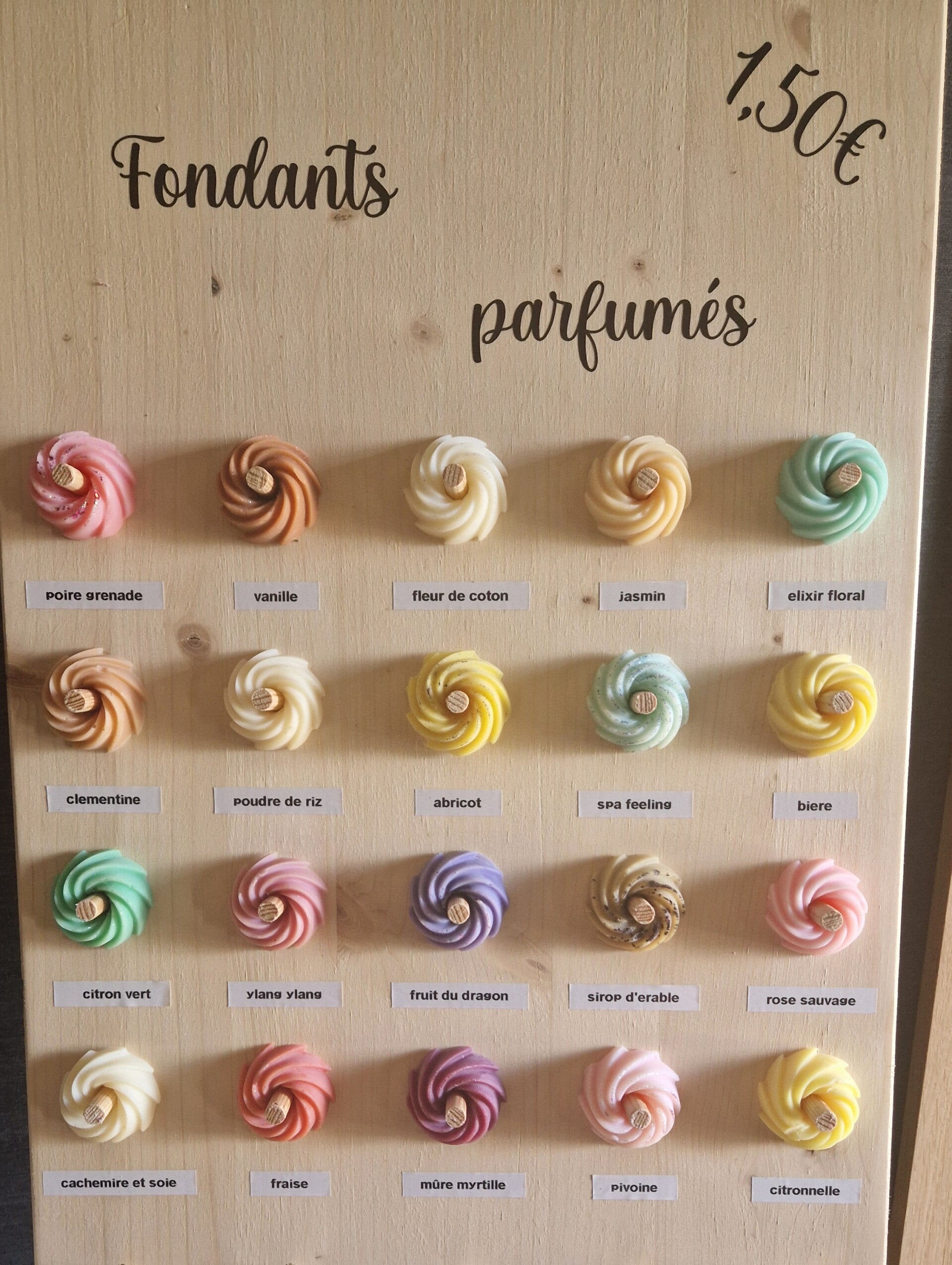 Fondants parfumés